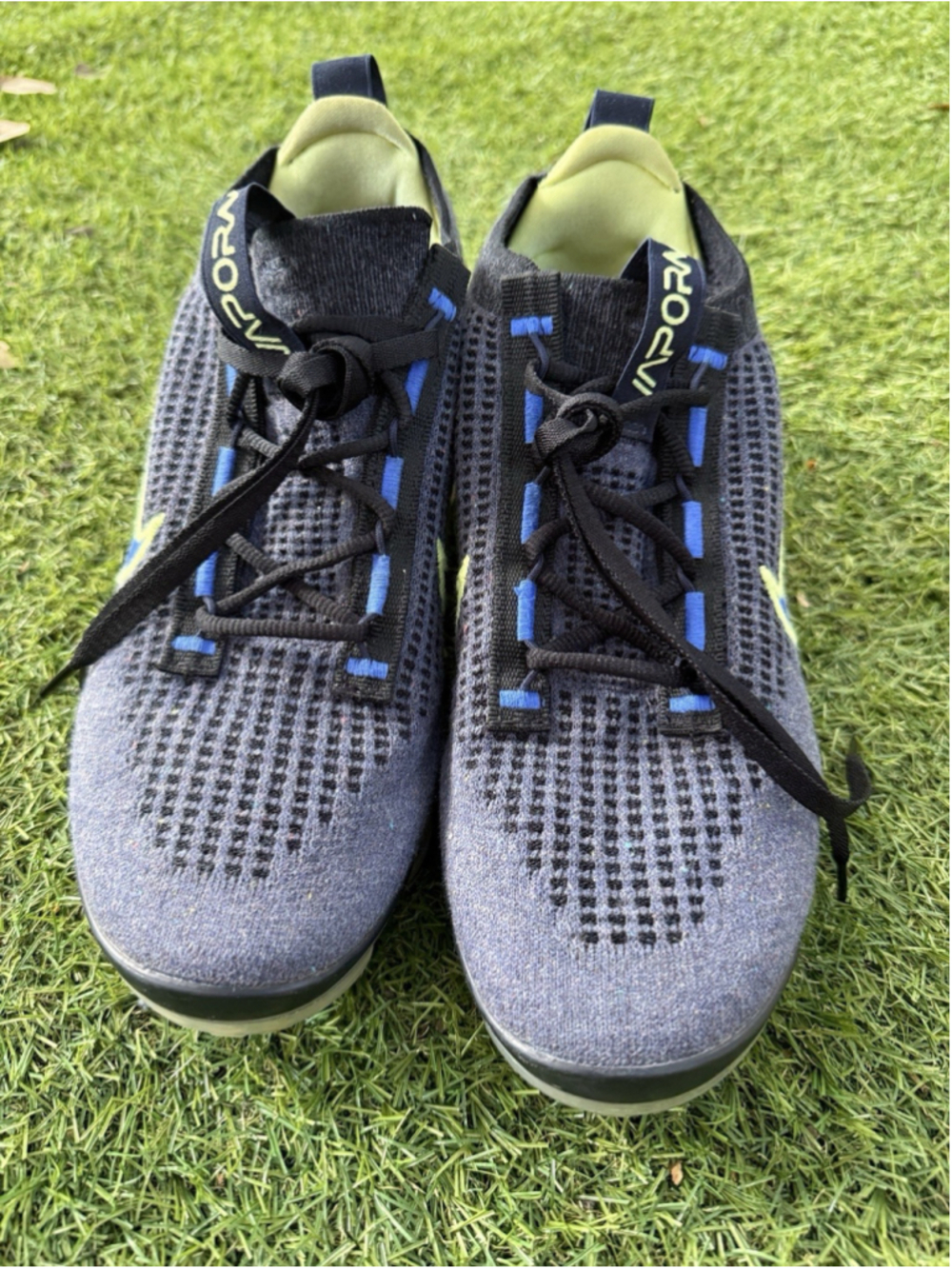 Nike Air VaporMax 2021 Flyknit Obsidian Light Lemon Twist DH4085-400 Men's 9 - Picture 3 of 11